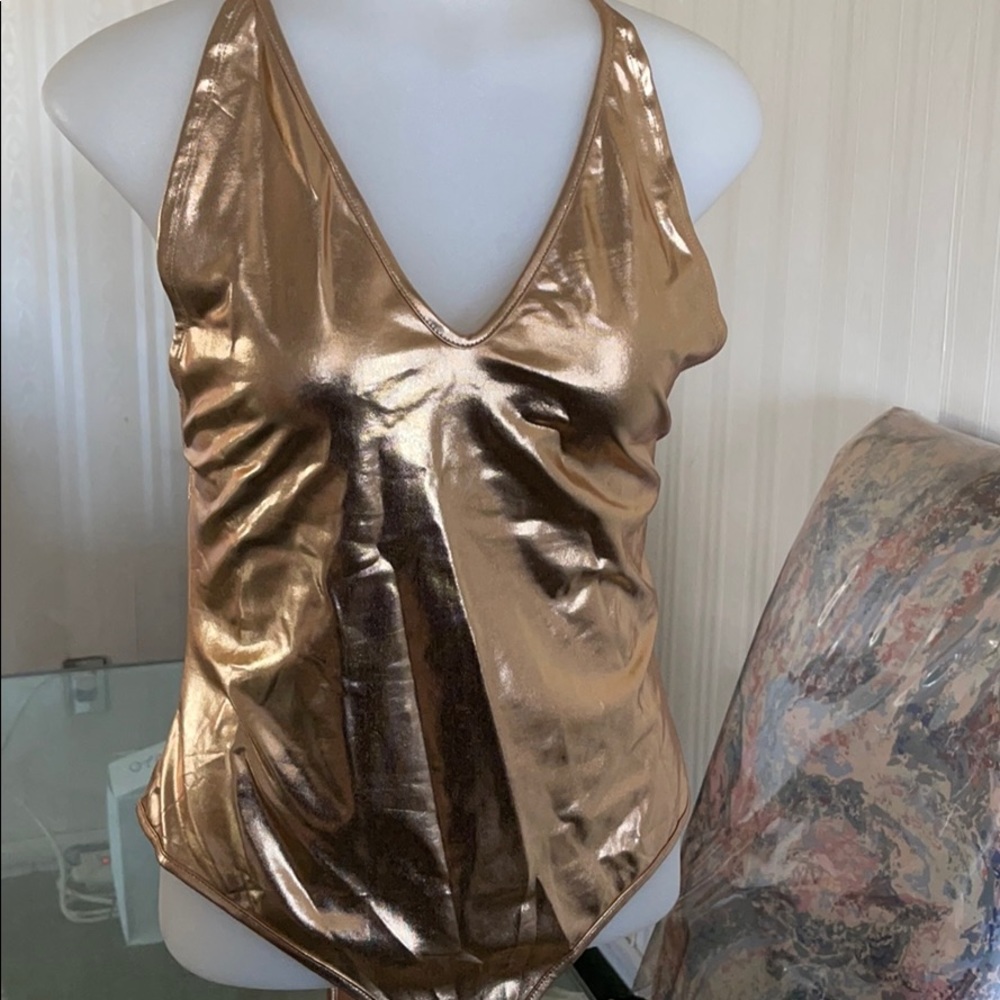 Metallic bodysuit